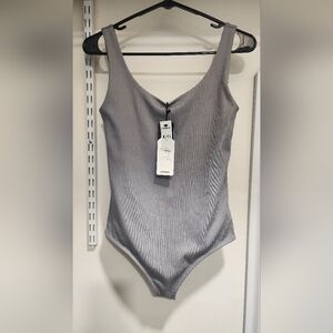 Express Ribbed Body Contour Bodysuit